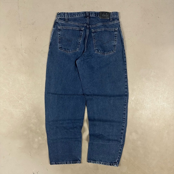 Vintage 90s Levi’s SilverTab Grunge Retro Essential Baggy Denim Jeans 36x34 - Picture 1 of 6